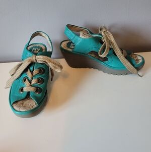 Fly London Yvla Wedges, VGUC, Size 36